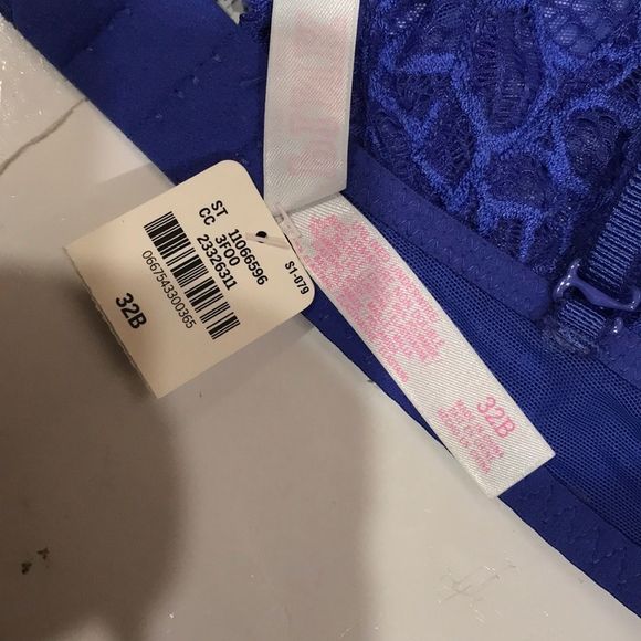 💖 PINK Victoria Secret Underwire Unlined Bra 32B BNWT - Picture 7 of 7